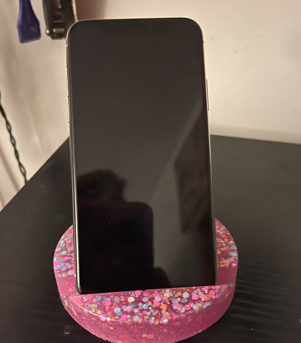 Custom Resin Phone Holder – Assorted Colors