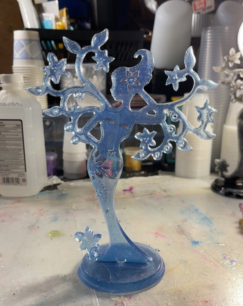 Customizable Resin Tree of Life Jewelry Holder