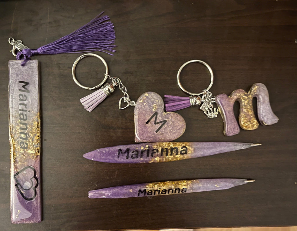 Personalized Luxury Pen and Bookmark Gift Set