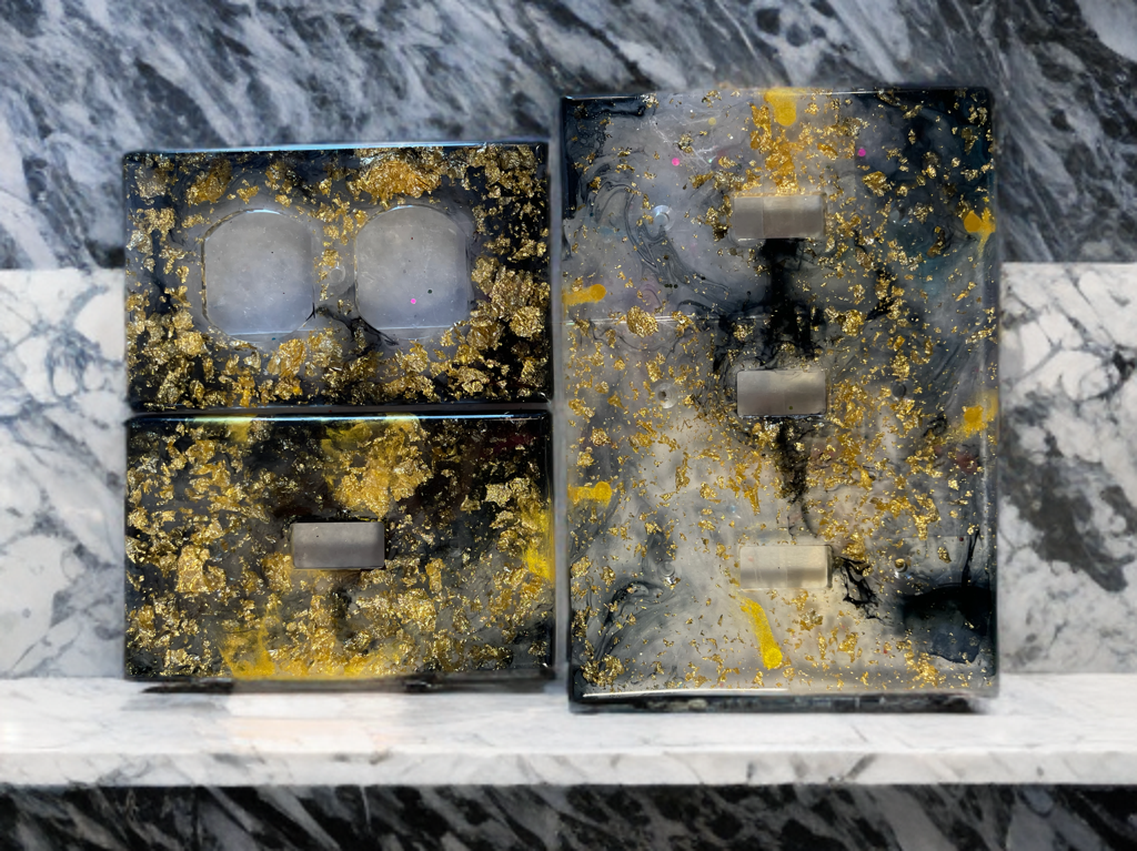 Customizable Resin Outlet Cover Set