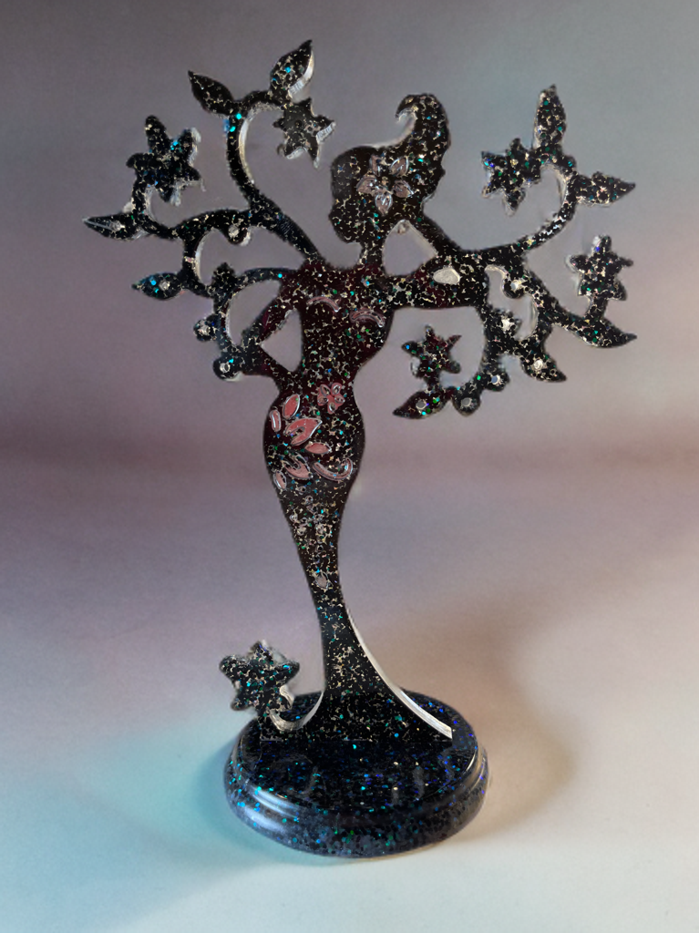 Customizable Resin Tree of Life Jewelry Holder