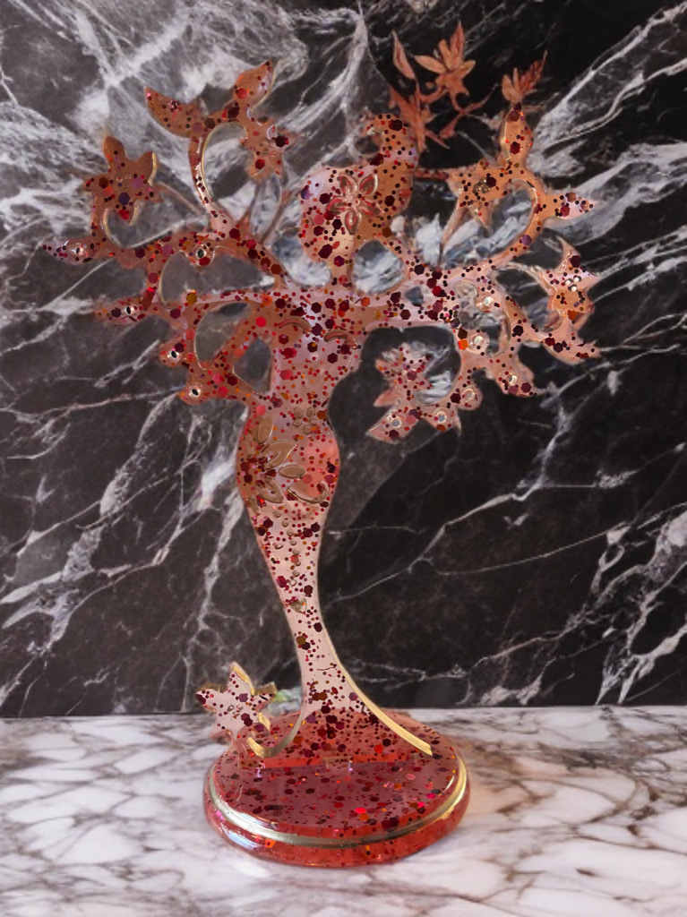 Customizable Resin Tree of Life Jewelry Holder