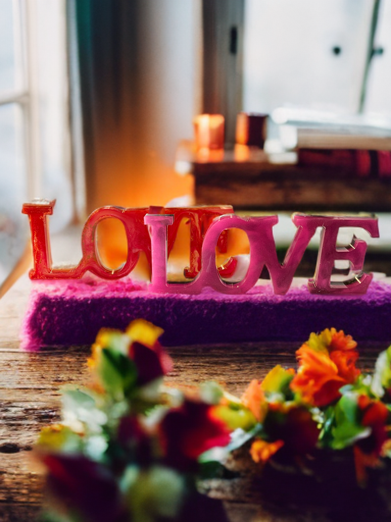 Customizable Resin Word Décor