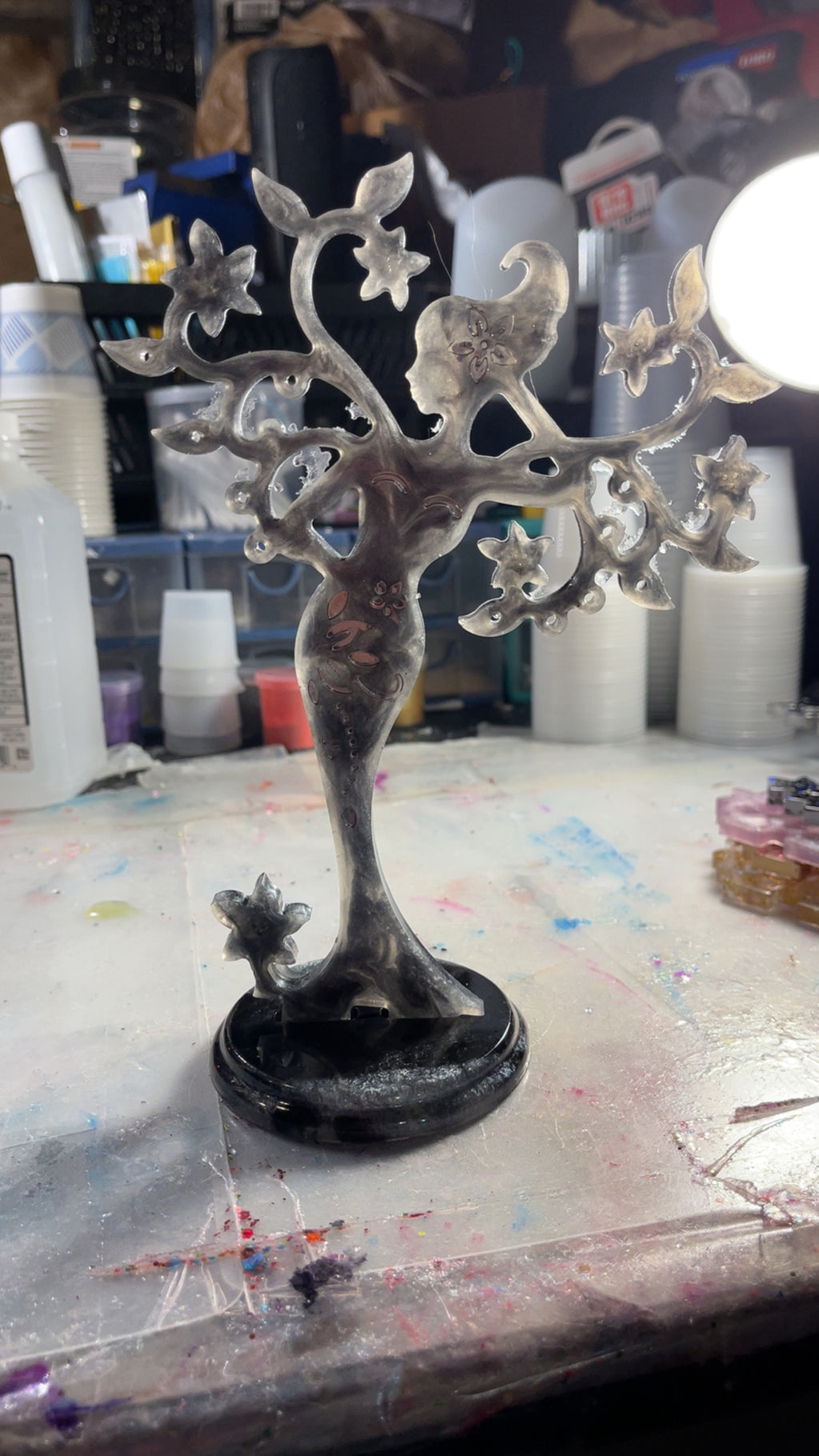 Customizable Resin Tree of Life Jewelry Holder