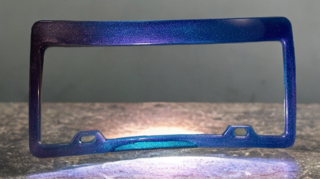 Customizable Decorative Resin License Plate Borders