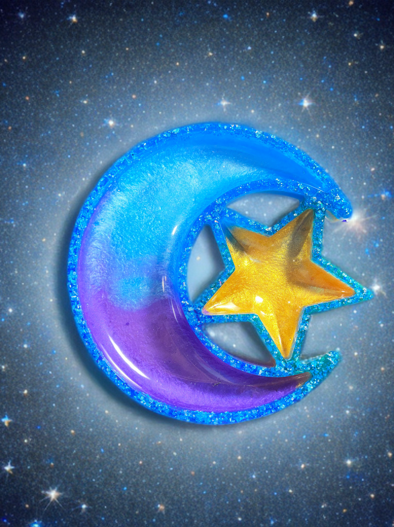 Moon and Star Jewelry Tray
