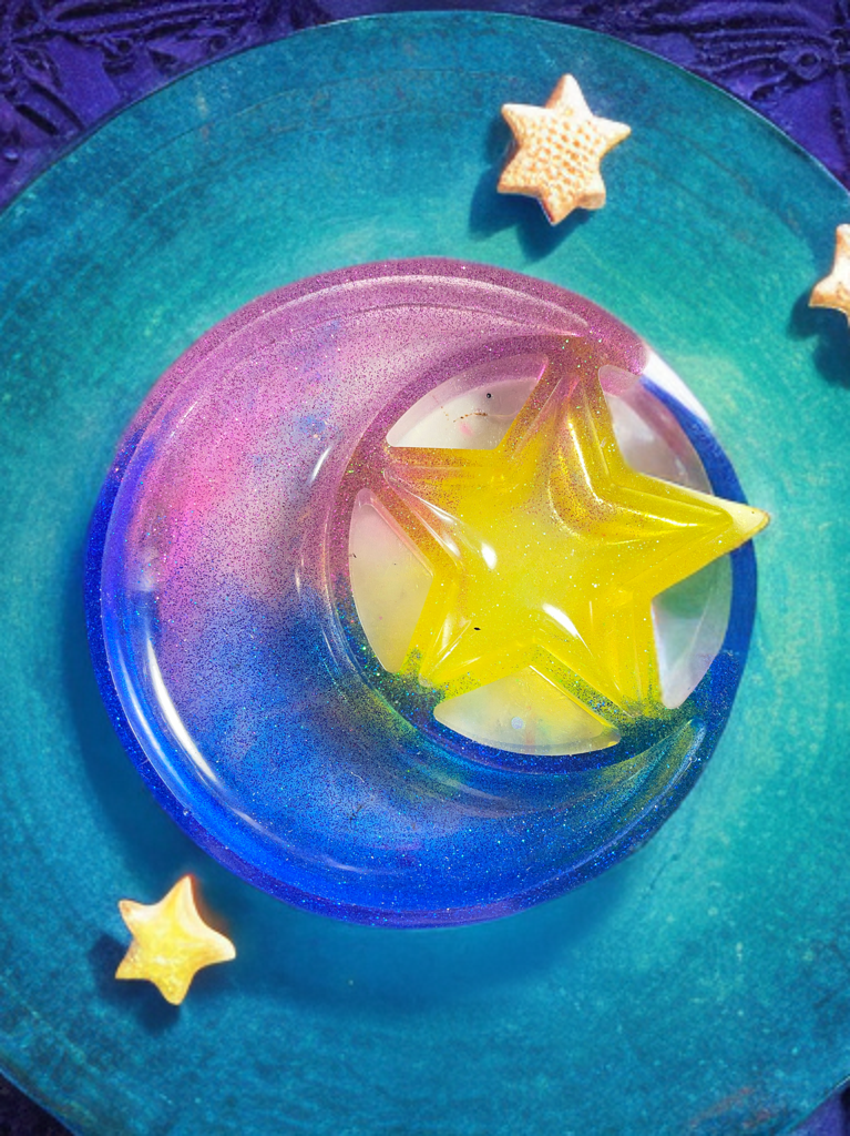 Moon and Star Jewelry Tray
